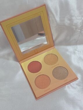 HIPDOT Variety Glow 4‑Shade Highlight & Blush Palette